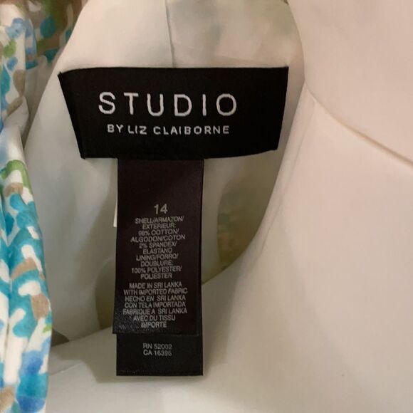 Liz Claiborne Studio Sz 14 Jacket Button Up Coat - Picture 5 of 8